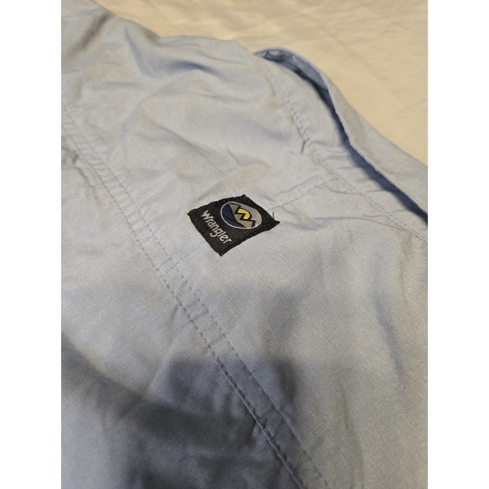 Wrangler Outdoor Series Mens‎ XL Blue Regular Fit Performance Button Up Shirt - Picture 7 of 9